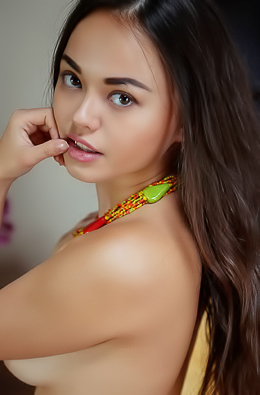 Li Moon Shows Us Her Sexy Shaved Pussy