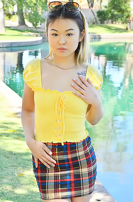 FTV Lulu Teases At Public And Plays With Her Pussy Toy