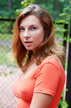 Belka The Bright Fabric Becoming Transparent And Clinging To Her Lovely Curves Alluringly