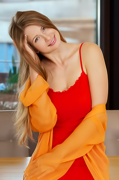 Stella Cardo Kicks Off Her High Heels And Lets Her Skimpy Outfit Slide To Her Waist