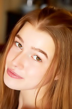 Olivia Sparkle Her Long Legs Spread Wide And Her Pretty Face Lit Up By An Adorable Smile