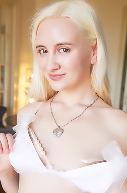 Daruma Rai Showcased In Frilly White Lingerie With A Naughty Secret