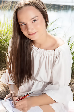 Deena Rolling Over To Flaunt Her Sexy Booty