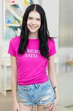 Bella Nova Caresses Herself Down Until Her Entire Body Is Primed To Cum