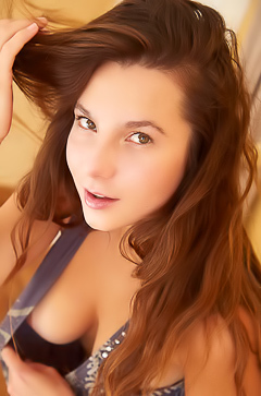 Belka Bends Over And Grabs Her Sexy Bubble Butt